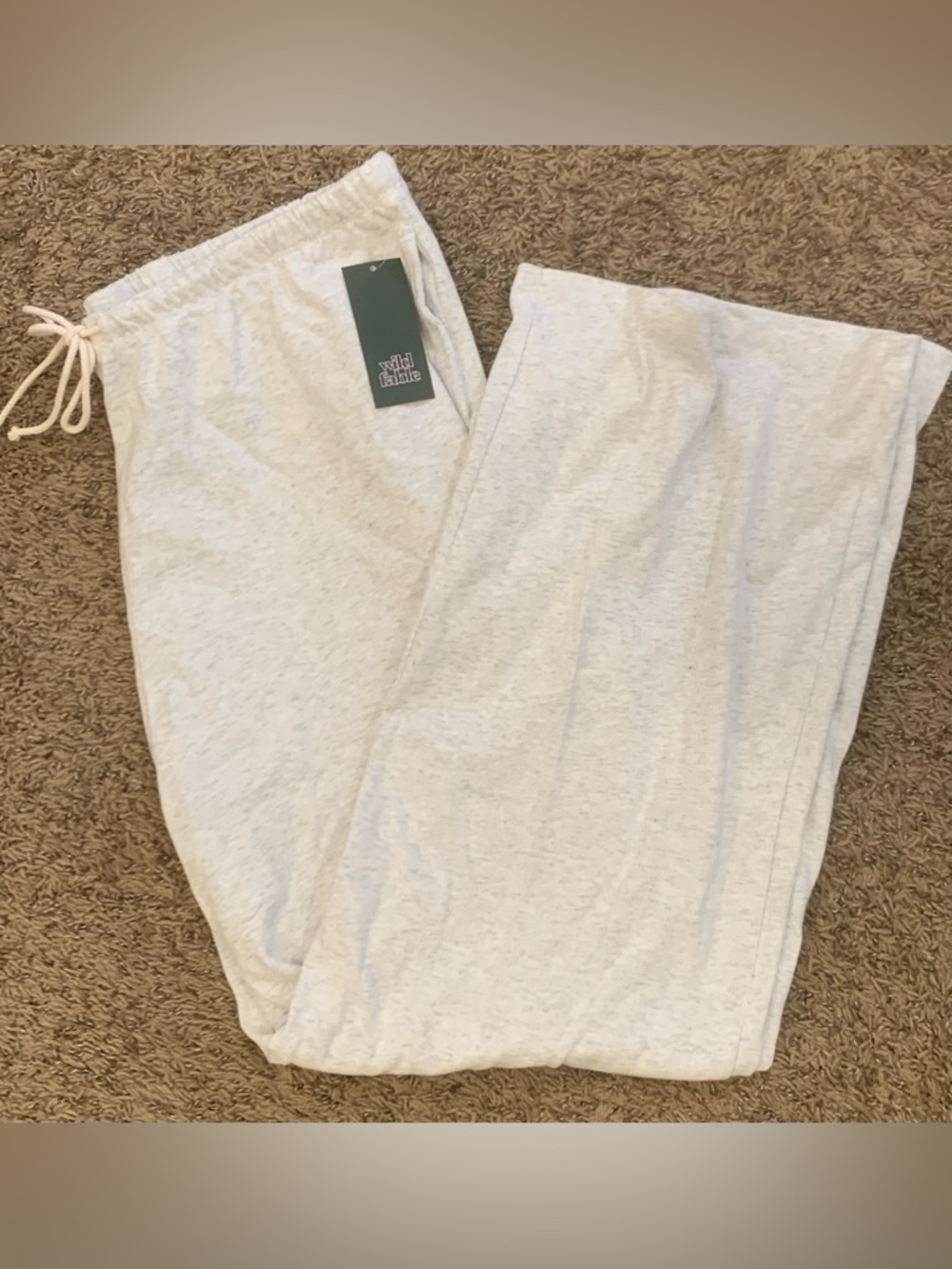 NWT wild fable Heathered Light Gray Cozy Lounge Pants